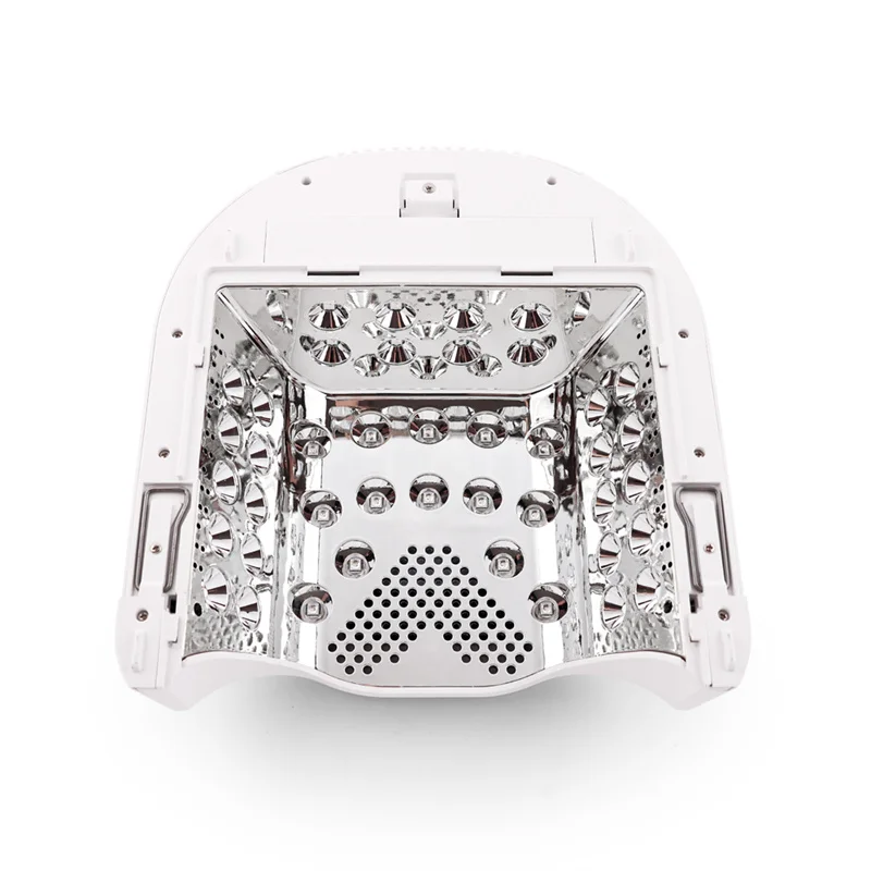 5200mAhバッテリー搭載UVランプネイルドライヤー、Byoung Beauty LED UVランプ、ミラーインテリアとメタルベース、プロ仕様LEDネイルランプ