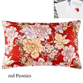 red peonies