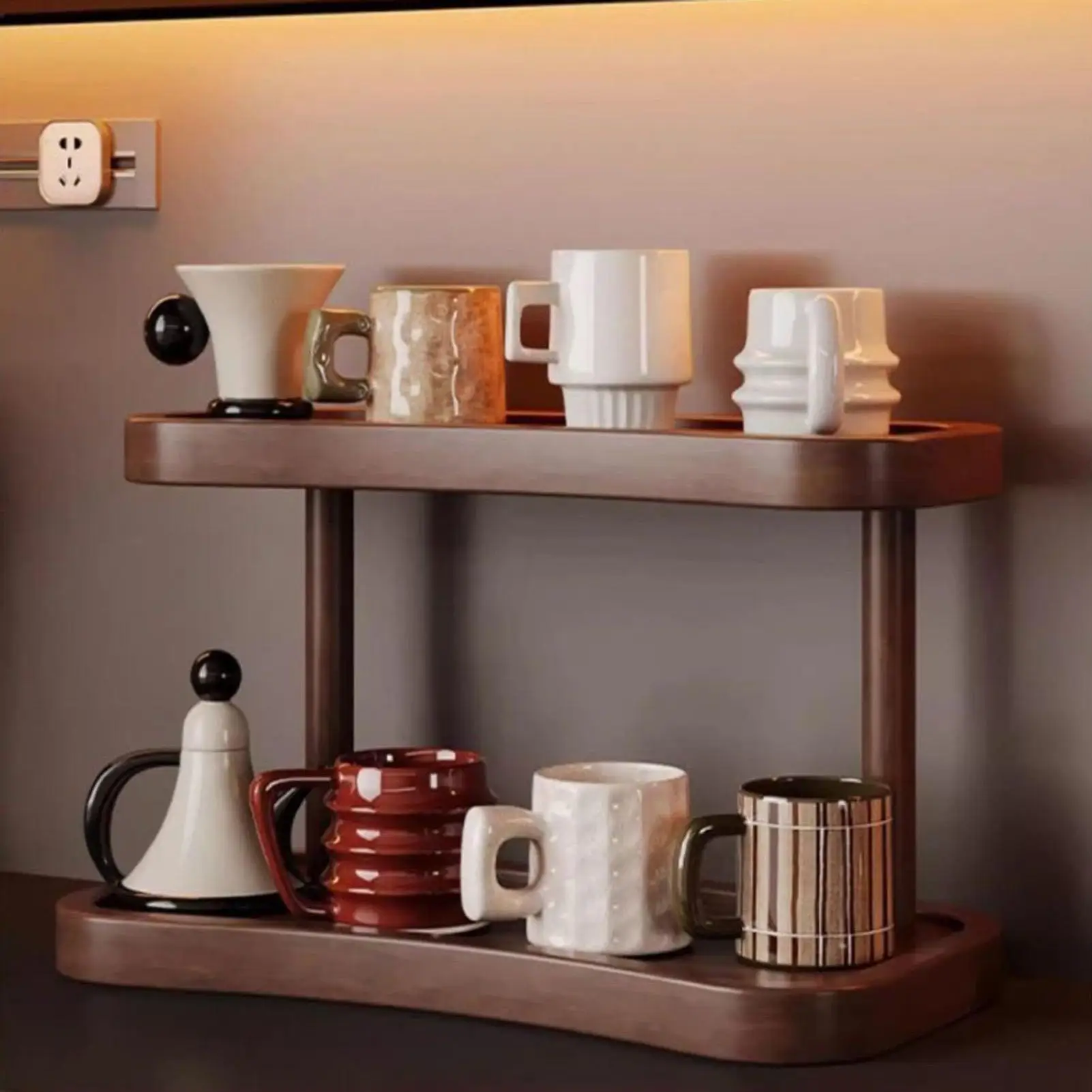 

Подставка для кофейной кружки, полка для хранения, стеллаж для кружки для взрослых, семейная кухня, внутренняя столешница, общежитие, кафе-бар, рабочий стол