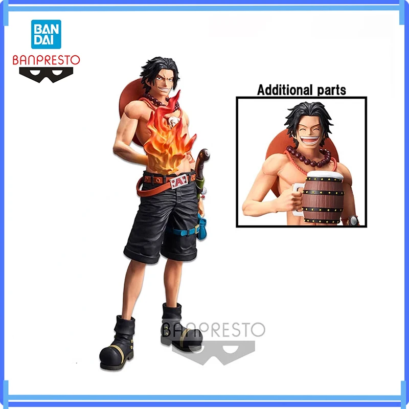 Bandai Auf Lager Banpresto Anime One Piece Grandista Nero Portgas D Ace Barbecue Wine Cup Actionfiguren Modell Spielzeug in Box Geschenke