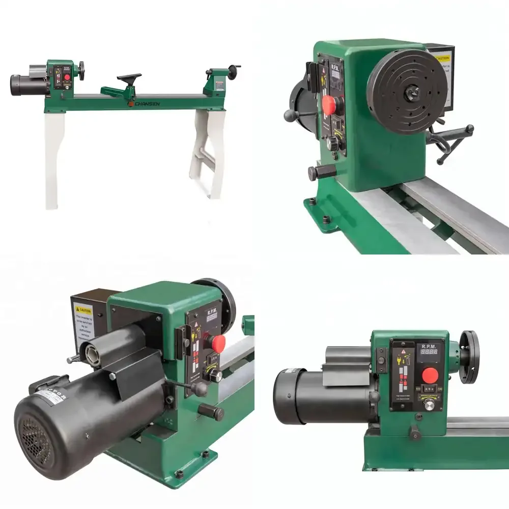 

Item CWL1642 16 x 42 Inch Variable Speed Wood Turning Lathe Machine with 1.5 kW Motor and 1 Year Warranty
