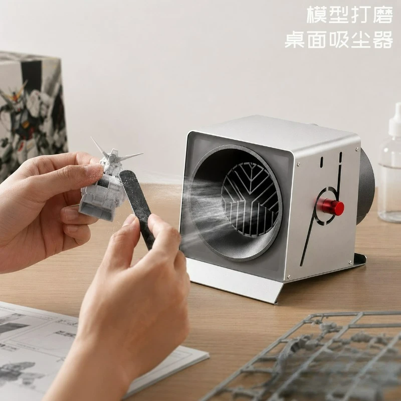 Civil resin model grinding desktop vacuum cleaner fan stepless speed regulation desktop vacuum cleaner