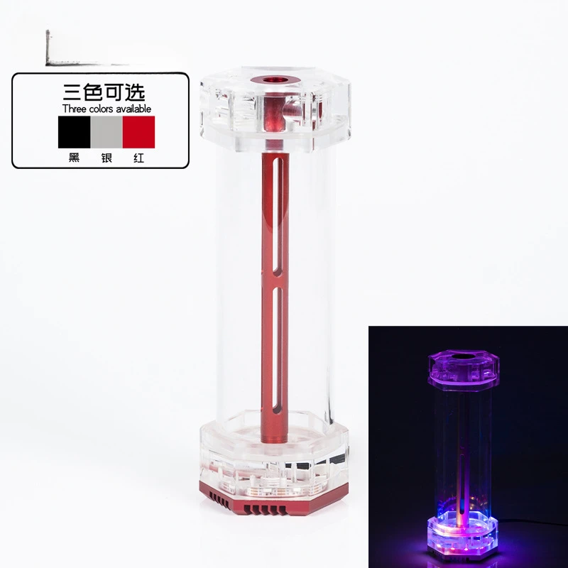 

Computer water-cooled RB-LBX hexagonal transparent water tank 5V Symphony RGB light effect controller