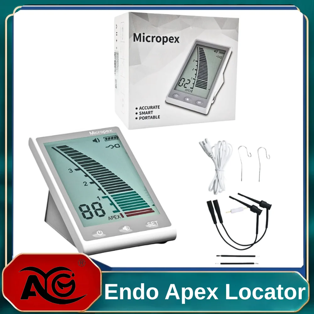 AG Portable Apex Locator for Root Canal Measurement Miniature Endodontic Instrument Dental Medical Equipment for Dentist Tools