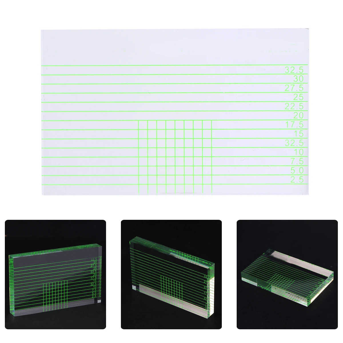 

Vinyl Machine Adjustment Tool Turntable Alignment Azimuth Measurement Accessories Protractor Skull Record Player Balance and