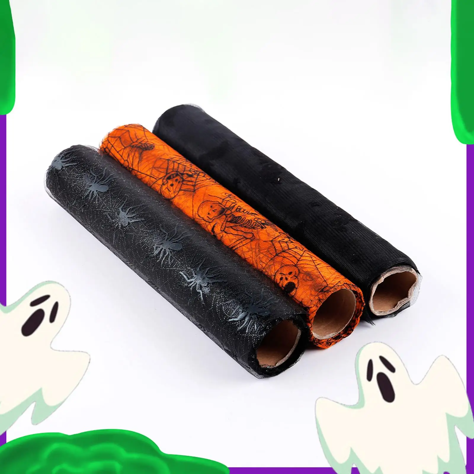 3 Rolls of Halloween Table Placemats Table Decoration for Home Kitchen Dining Decor Wreaths Halloween Festival Party Supplies