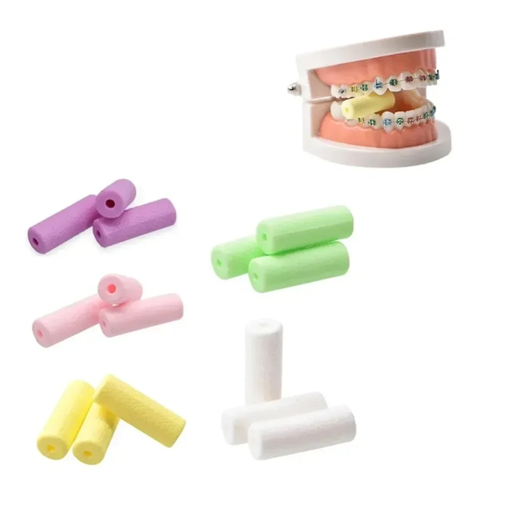  3Pcs/Set Fruit Flavor Dental Silicone Teeth Bite Stick Invisible Orthodontic Tray Seater Aligner Seat Auxiliary Oral Tools