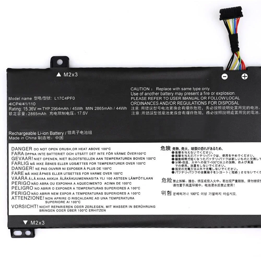 L17C4PF0 15.36V 45Wh Original Laptop Battery for Lenovo IdeaPad S530 Xiaoxin Air 13IWL L17M4PF0