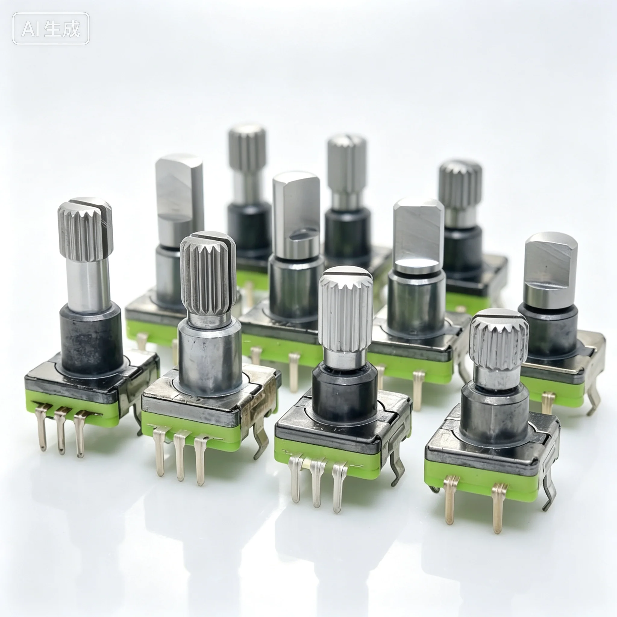 10pcs Rotary Encoder RE11 EC11 Middle Shaft for Car Navigation Audio Instrument