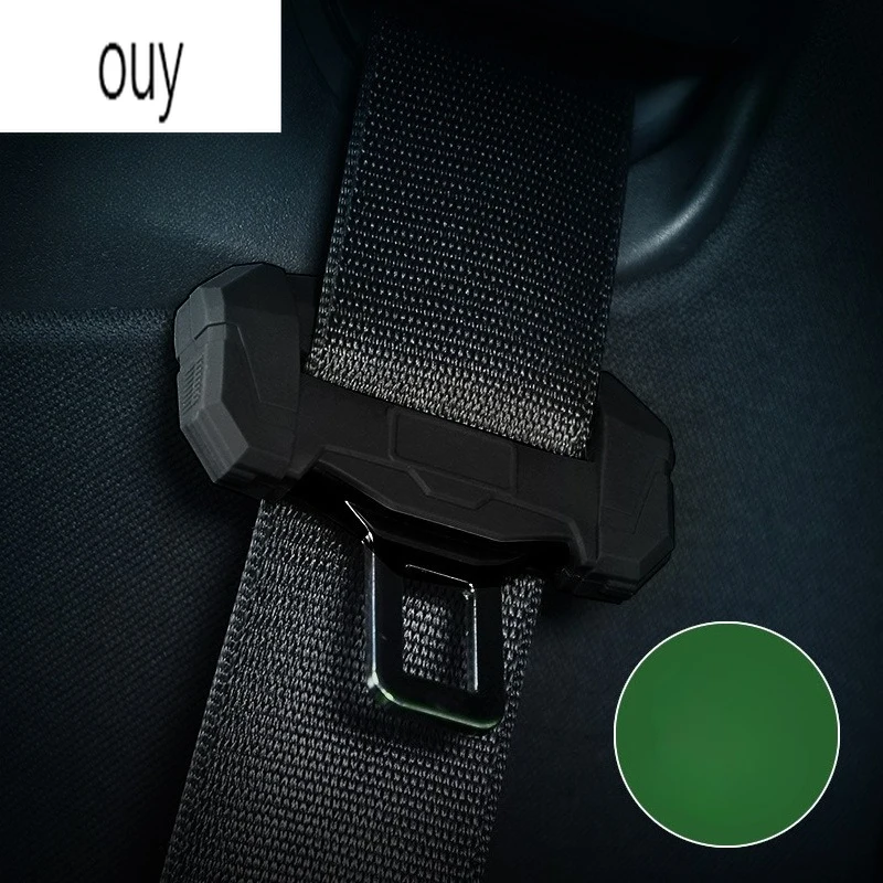 For Car Seat Belt Buckle Cover - Anti-Scratch & Shockproof Silicone Extension Protector Car Accessoires