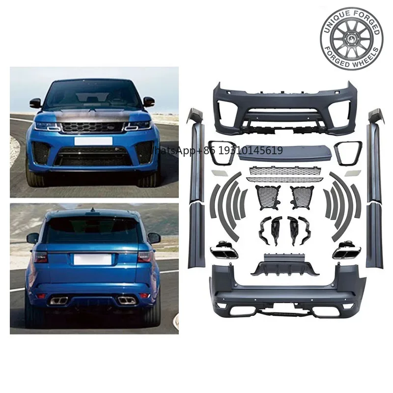 

Produits haute qualité for Range Rover 2018 – 2020, mise à niveau sportive, pare-chocs kit carrosserie Style SVR
