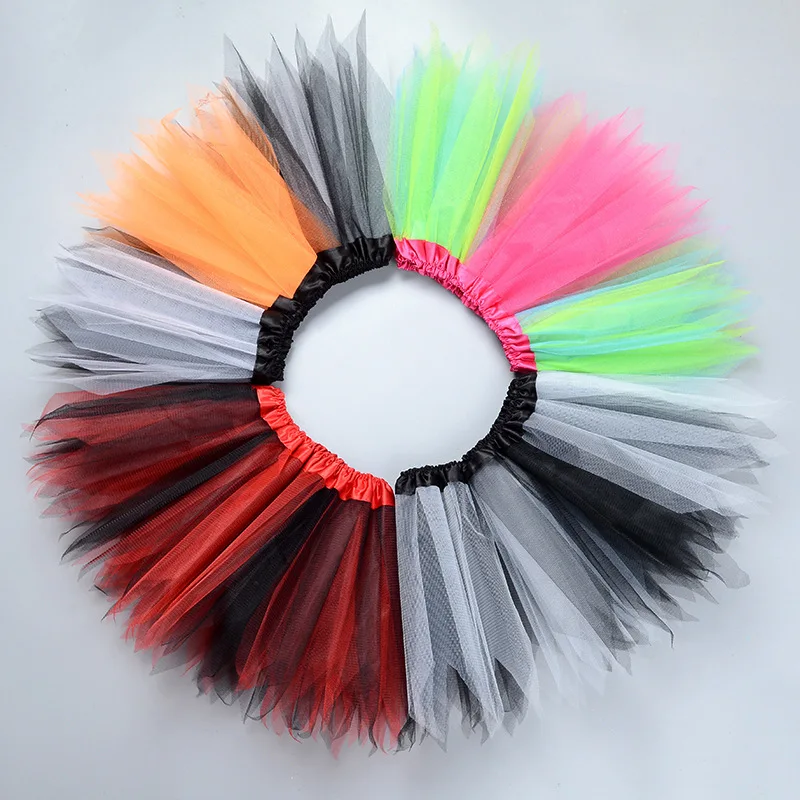 

Girls Rainbow Tutu Skirt Fluffy Colorful Candy Tulle Girls Skirts Cute Cake Smash Birthday Party Toddler Baby Kids Tutu Skirt