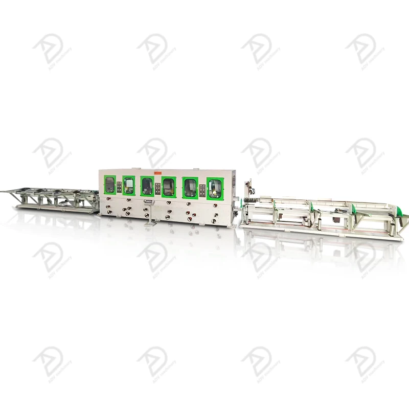 Multihead Stainless Steel Aluminum Round Tubes Centerless Polishing Grinding Machine