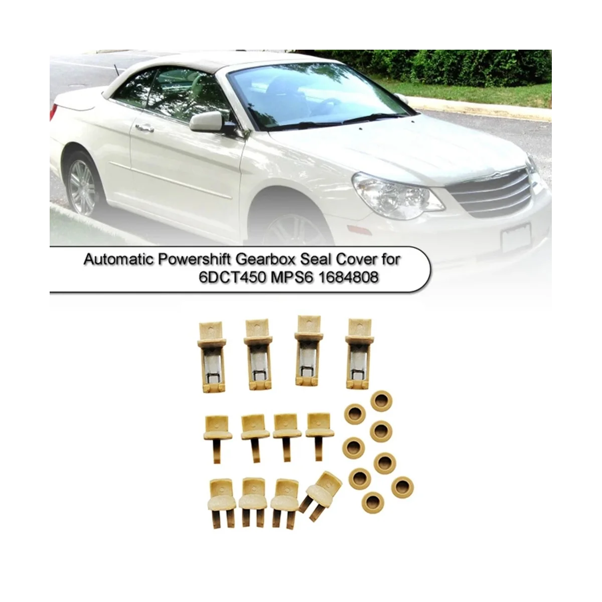 1Set Automatic Transmission Clip Kit MPS6 6DCT450 for Mondeo Clutch Gearbox Gasket Parts Clip Kit