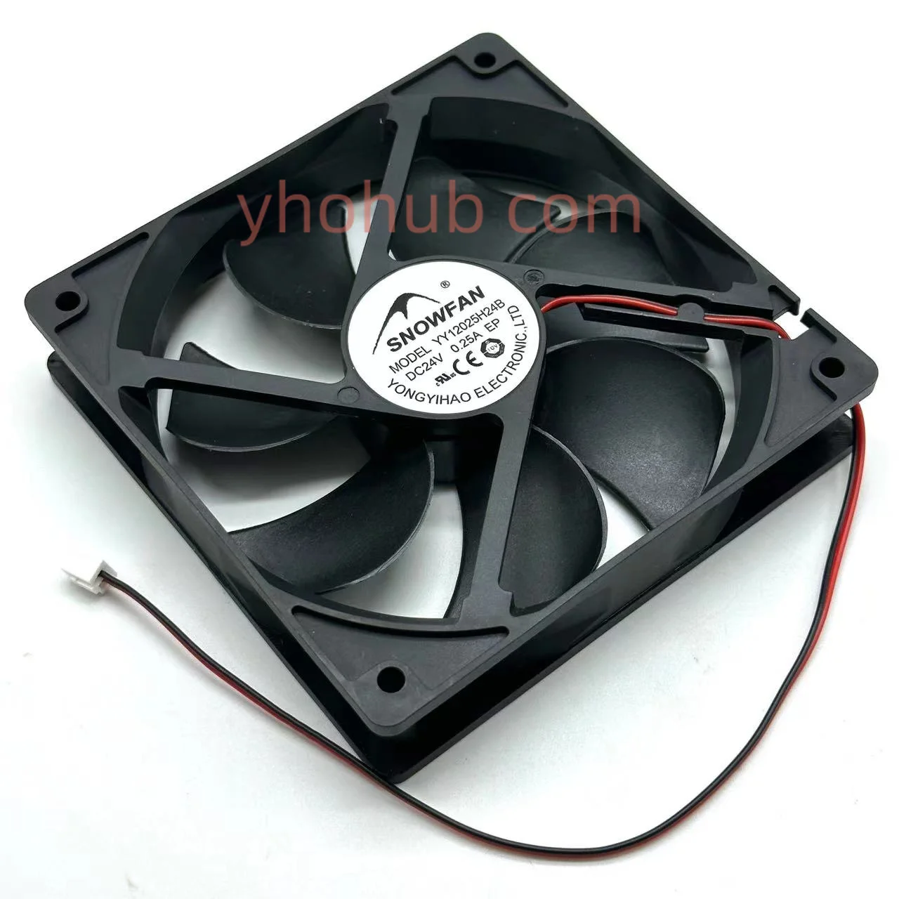 

SNOW FAN YY12025H24B Server Cooling Fan DC 24V 0.25A 120x120x25mm 2-wire