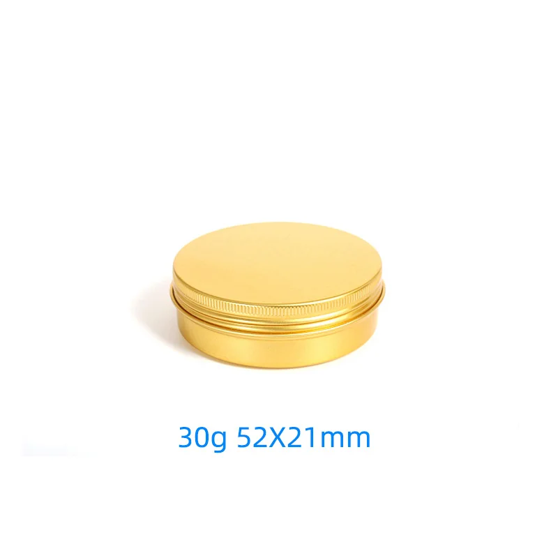 5 10 15 20 30 50 60g Lege Ronde Draagbare Aluminium Doos Metalen Blikjes DIY Crème Hervulbare Zilveren pot Theepot