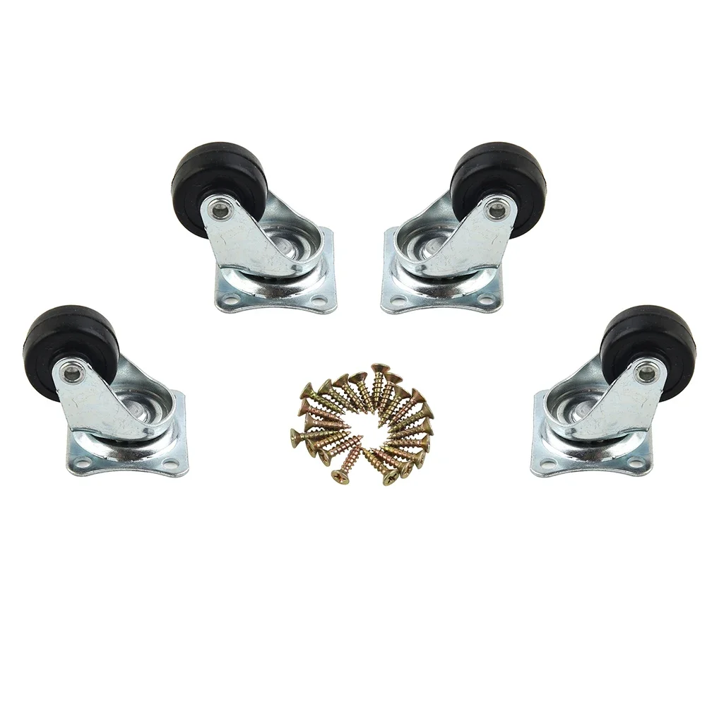 Pulleys Furniture Casters Casters Home Office And Work Soft Wheel Bearing 3 Office Chair 5pcs Kit 7 16 *7 8 Inch