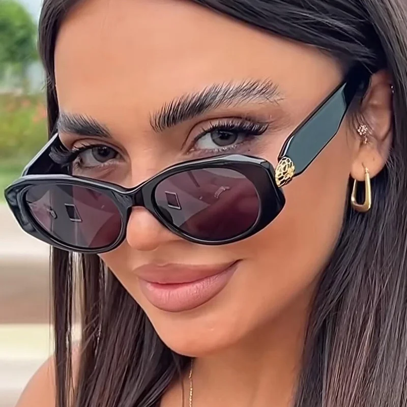 

Square Irregular Sunglasses 2025 New Personality Metal Snakehead Fashion All-match Sunglasses Women Senior Sense