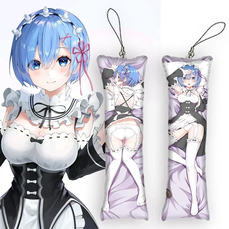 

New Pattern Hot Selling Item life In A Different World From Zero Rem Dakimakura Mini Keychain Pendant Cartoon Anime Key