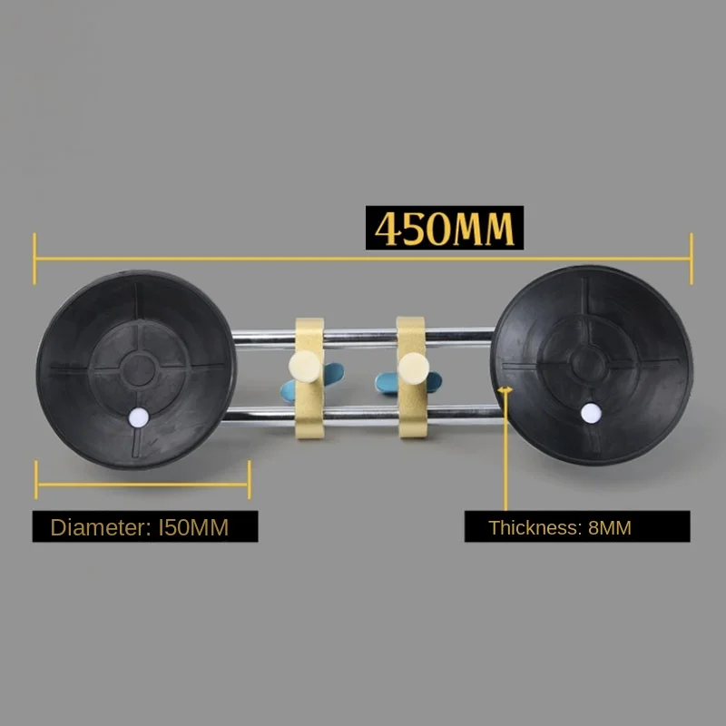 Spedizione veloce Giuntatrice manuale senza giunture per pietra di marmo da 150 mm con ventosa sottovuoto Strumento di livellamento per installazione di piastrelle per pietra S