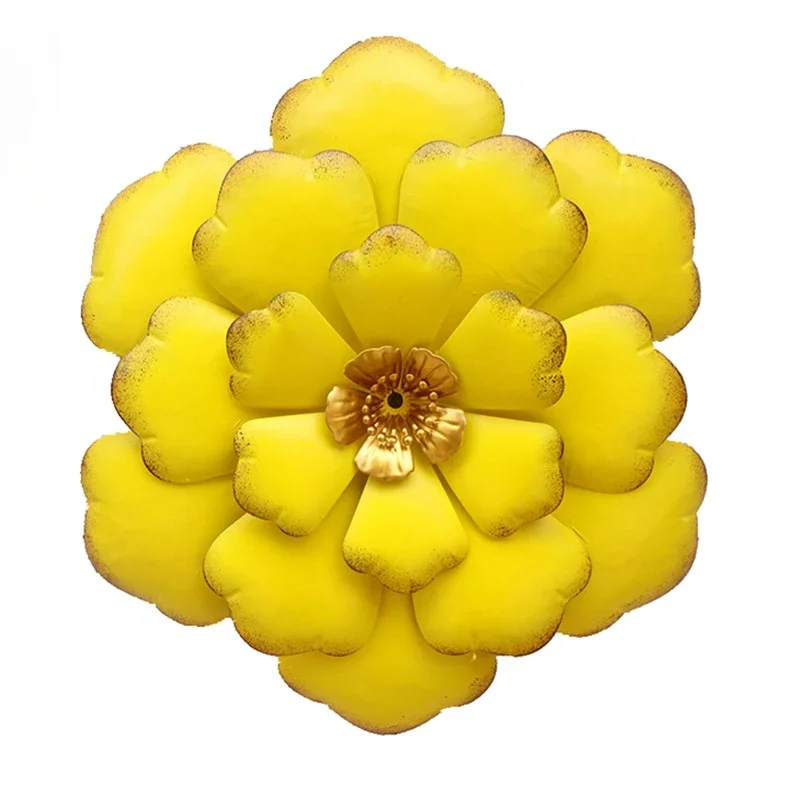 

Iron flower home wall hanging hardware crafts wall decoration metal simulation flower decoration