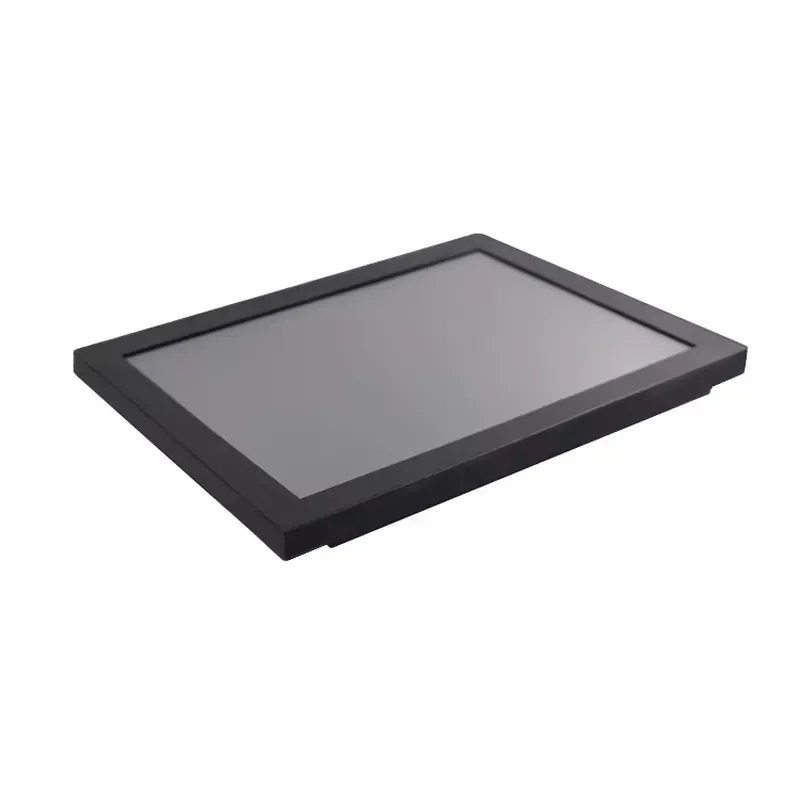 15 Inch Capacitive Touchscreen Monitor 4:3 Aspect Ratio Wall Mounted Metal Case Display for Industrial PC Computer Control