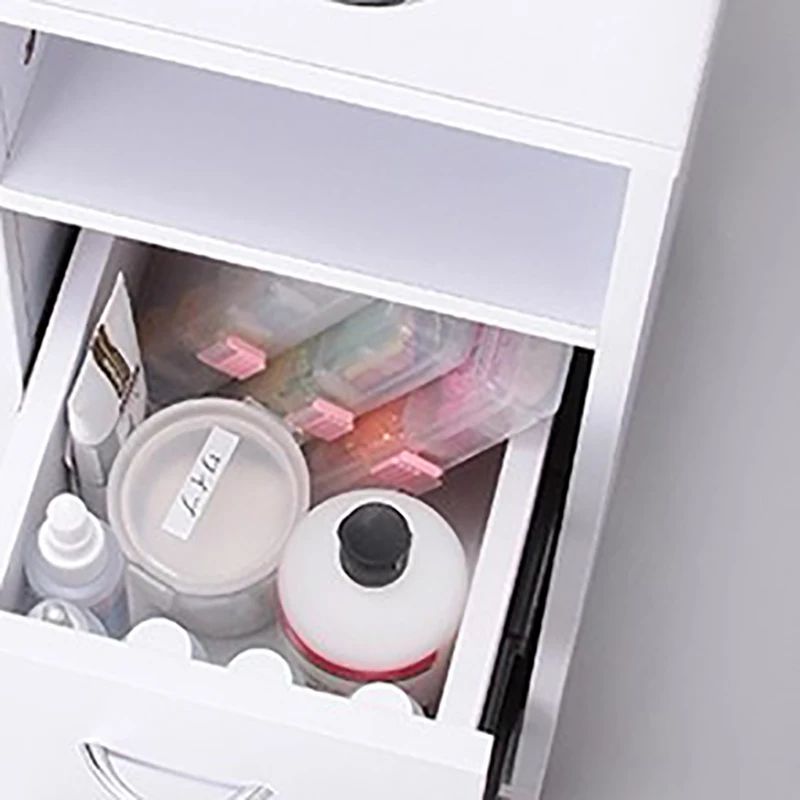 طاولة مانيكير بسيطة أظافر واحدة قابلة للطي محمولة مانيكير ميسا دي مانيكير أثاث صالون الأظافر التجاري #4