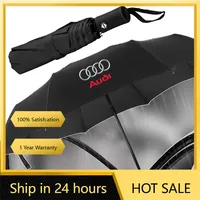 2025 Hot 1pcs Car Automatic Folding Windproof Sunshade Umbrella For Audi Sline A3 8P 8L 8V A4 B8 B6 B7 B9 A6 C6 C7 S5 A7 A5 Q5 Q
