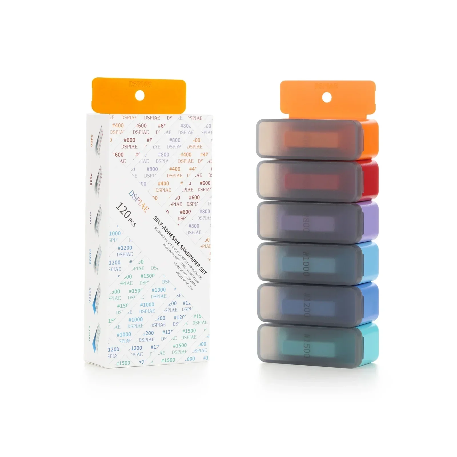 

DSPIAE XSP Combination Of Self-adhesive Sandpapers Included Grinding Block For Modeler Gundam Hobby Model Making DIY Tools