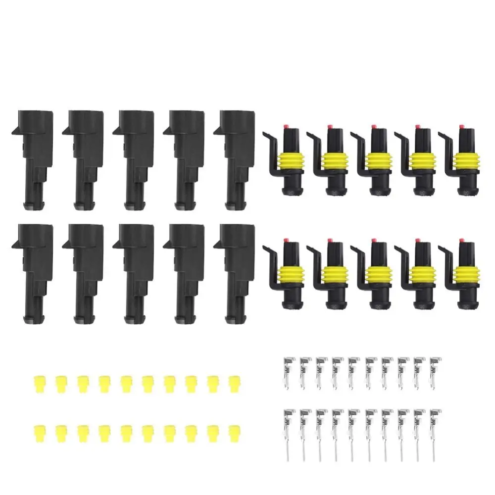 10 Set 1 Pin Way Ca…