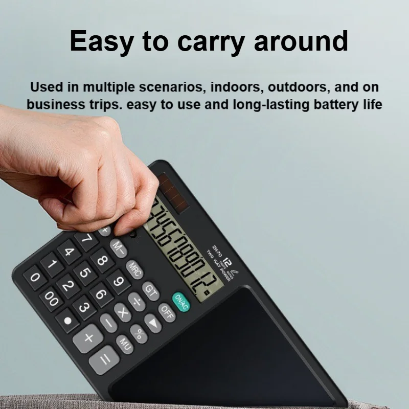 Scientific Calculator With Writing Drawing Tablet Portable Lcd Large For Study Office Draft Memo Practical Multifunctional