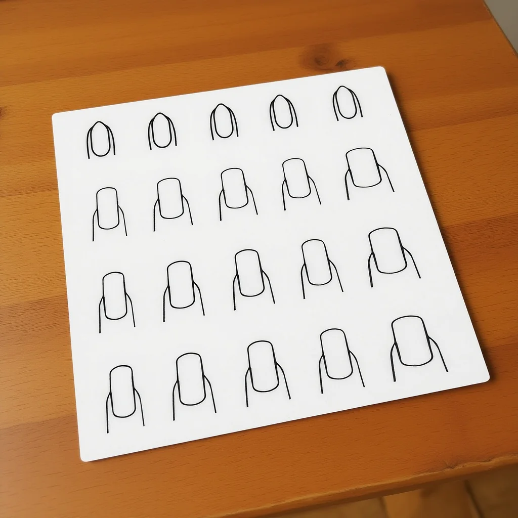 

2Pcs Silicone Manicure Mat Nail Art Practice Mat for DIY Nail Design Reusable Washable Salon Supply Stamping Decals Water