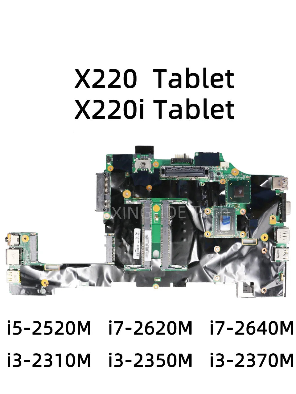 For Laptop Lenovo ThinkPad X220 Tablet X220i Tablet X220T Motherboard I5-2520M I7-2620M 2640 CPU Notebook Mainboard Touch Screen