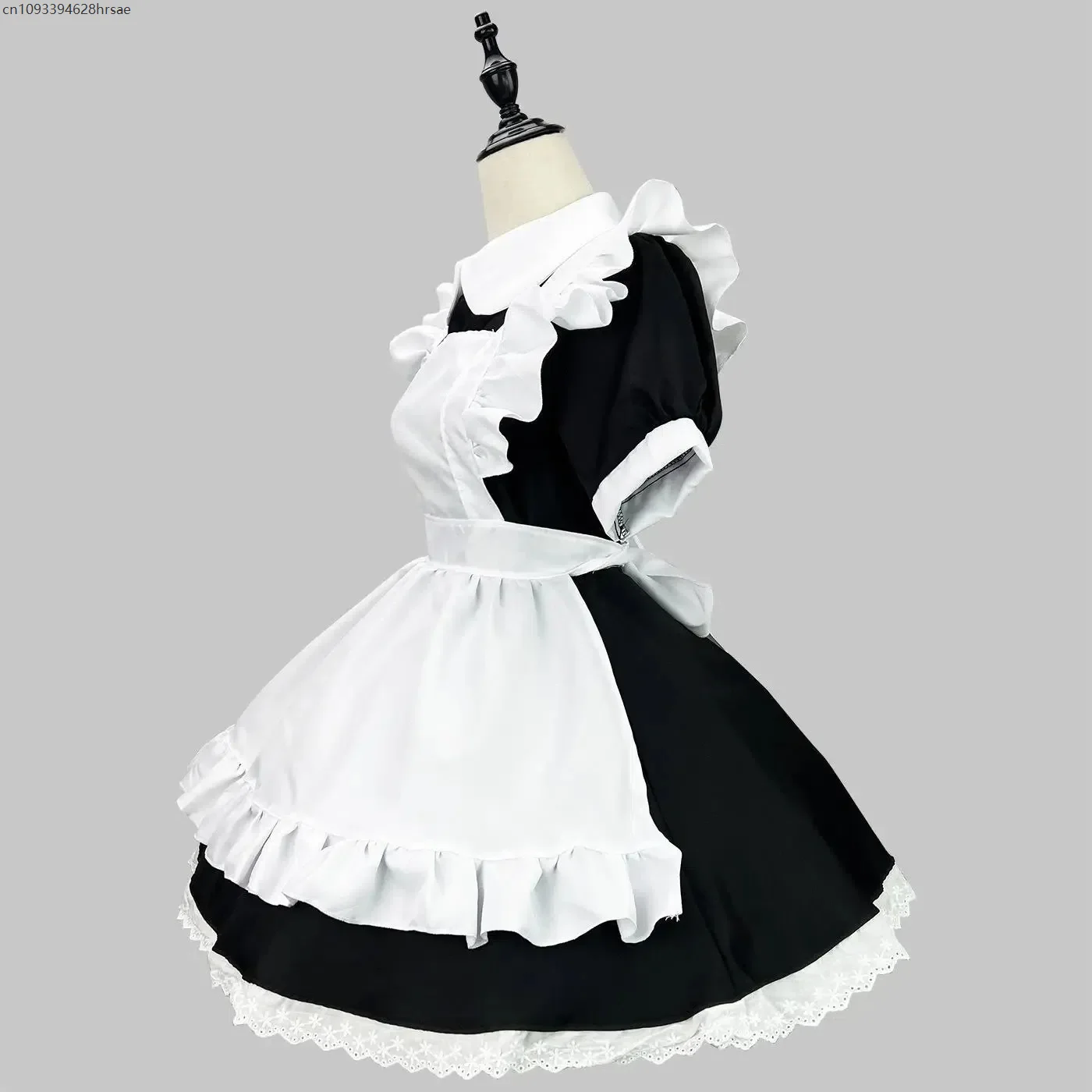 Czarny kostium Lolita pokojówk – Anime Cosplay Cafe recenzja i cena