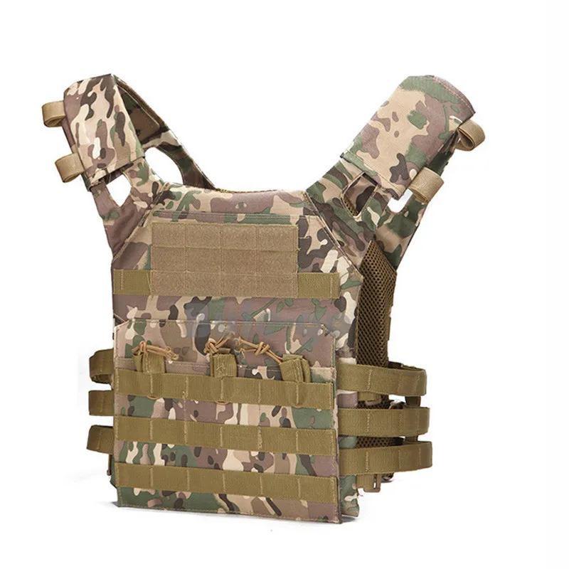 JPC Tactical Vest Men Hunting Vest Plate Carrier Molle Vest Airsoft Paintball Game Body Armor Military Gear