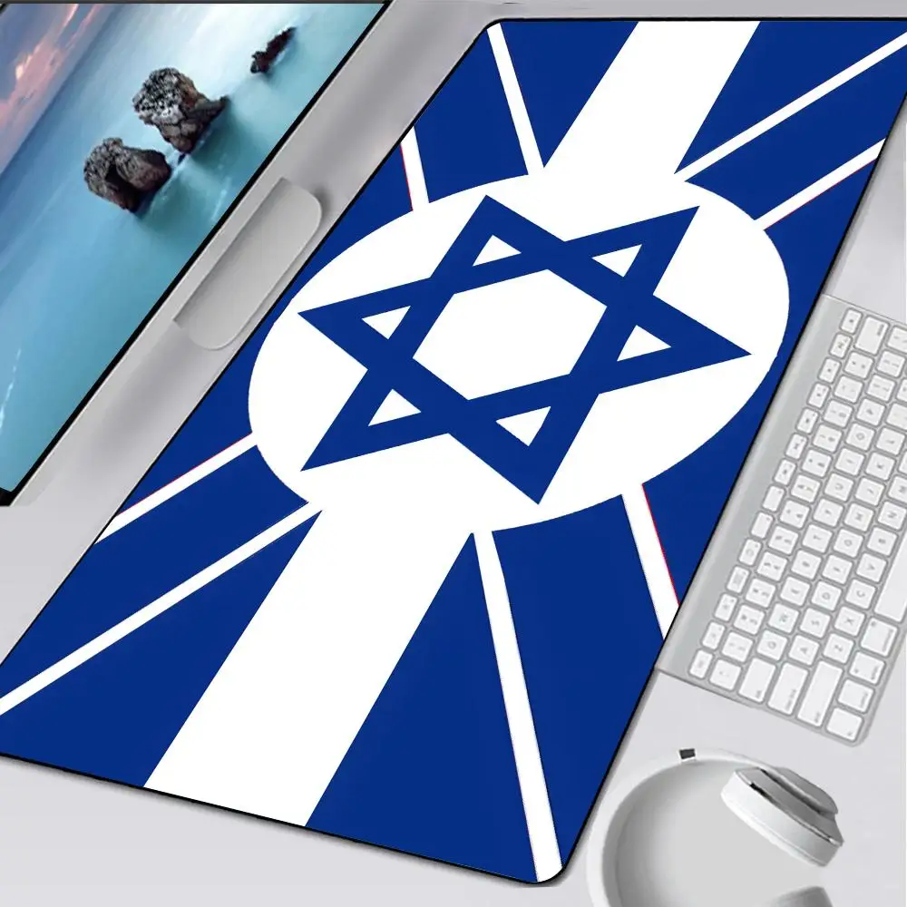 علم إسرائيل ماوس الوسادة المطاطية حصيرة الكمبيوتر المحمول Xxl ماوس الوسادة ألعاب الكمبيوتر الجدول الألعاب الملحقات