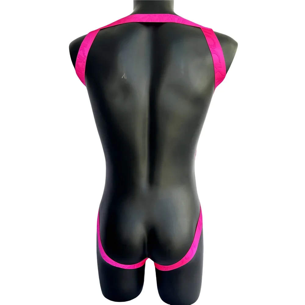 

Hot Sexy Lingerie Man Harness Chest Bodysuit Fetish Men Hollow Out Bondage Jockstrap Gay Underwear Men's Jumpsuit Ring Strap Fun