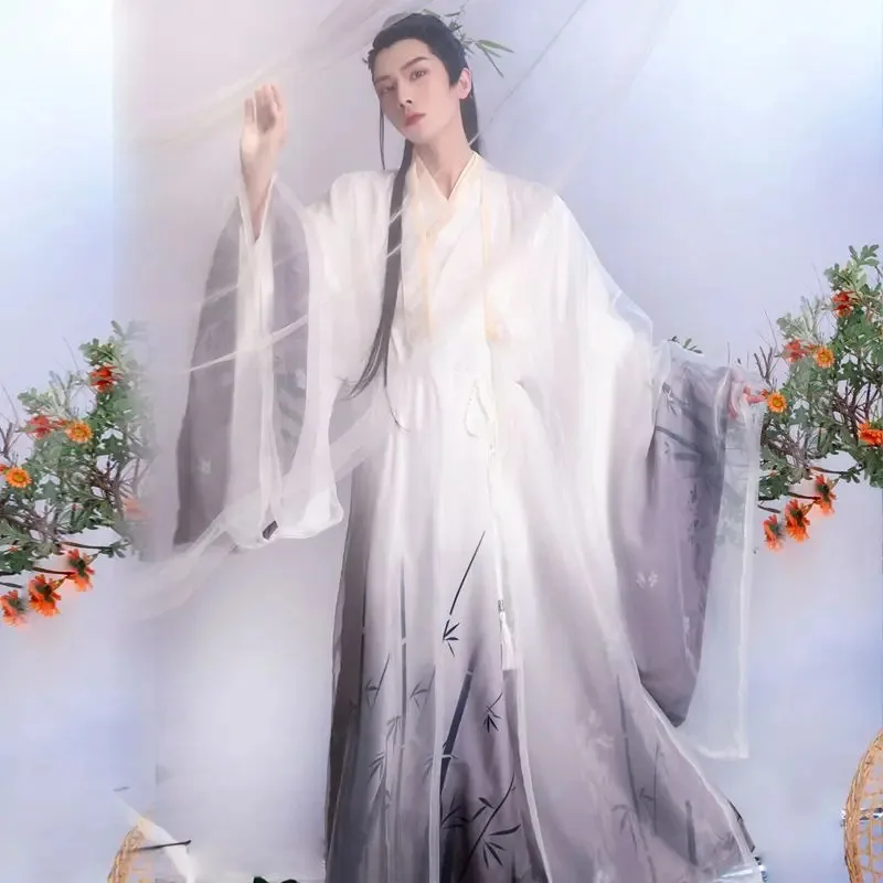 عباءة الهالوين للعب الأدوار من سلالة كوس مينغ مطبوعة بياقة قطرية للرجال والنساء في الملابس الصينية القديمة 1;w'2,c.3;r'