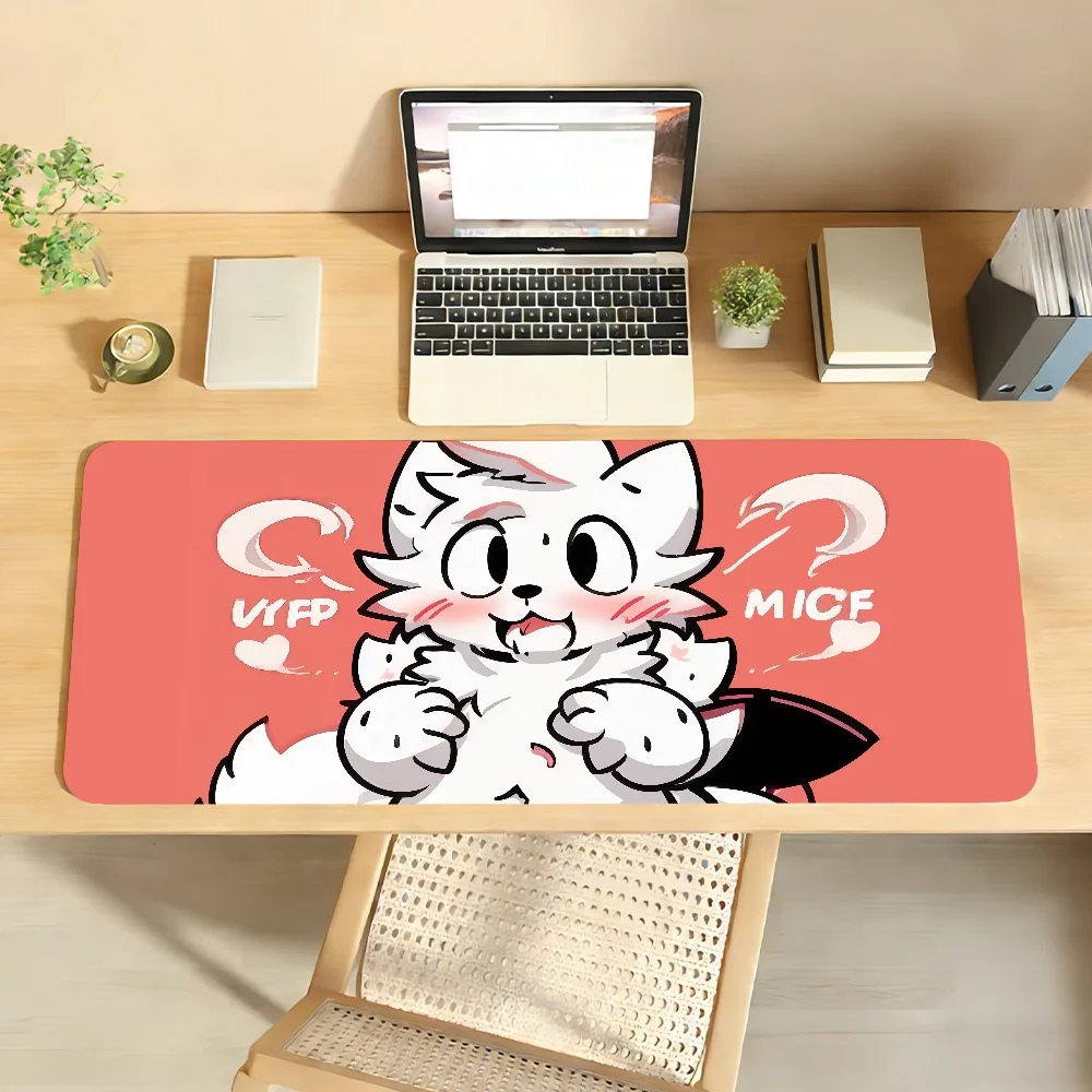 Cute B-boykisser cat Mouse Pad For Office Gaming And Keyboards Non-Slip Large Waterproof