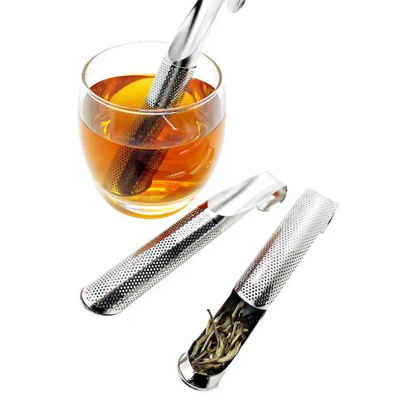 

Tea Strainer Amazing Stainless Steel Tea Infuser Pipe Design Touch Feel Good Holder Tool Tea Spoon Infuser Filter