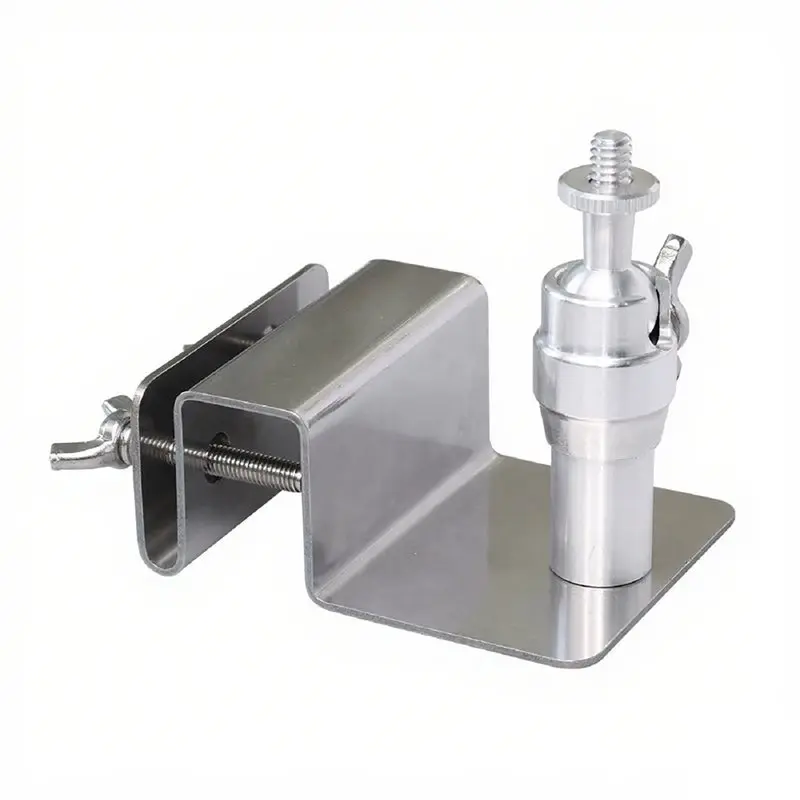 

SHGO-Adjustable Gutter Mount Bracket For Camera Solar Panel Security Cameras Compatible With 1/4 Screw Camera