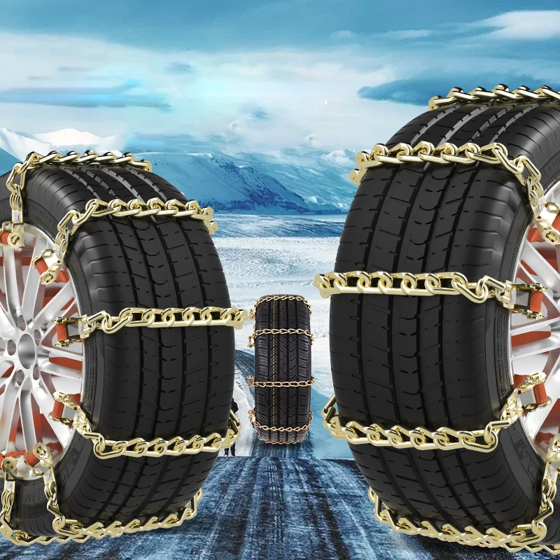 Tire Security Chain Light Truck Tire Traction Chain Manganese Steel Wheel Tires  Snow Chains for Light Truck and SUV