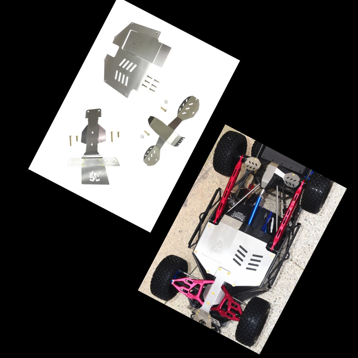 gpm-1-7-unlimited-desert-racer-85076-4-piastra-in-acciaio-inossidabile-per-cassis-anteriori-centre-posteriore