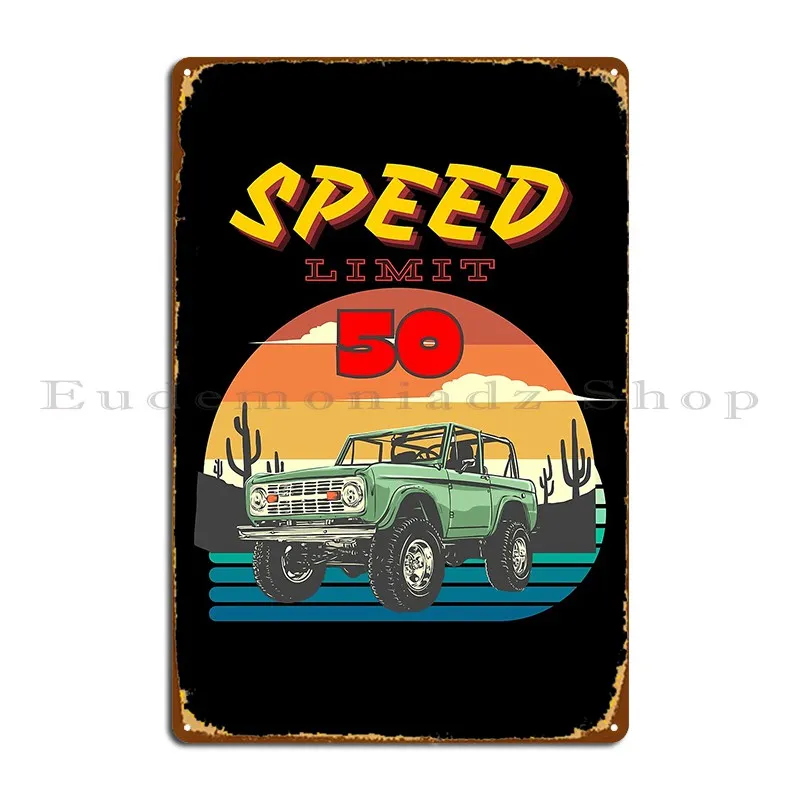 Off Road Vehicle Old Car Metal Sign Plaques Printing Painting Wall Custom Wall Pub Create Tin Sign Poster