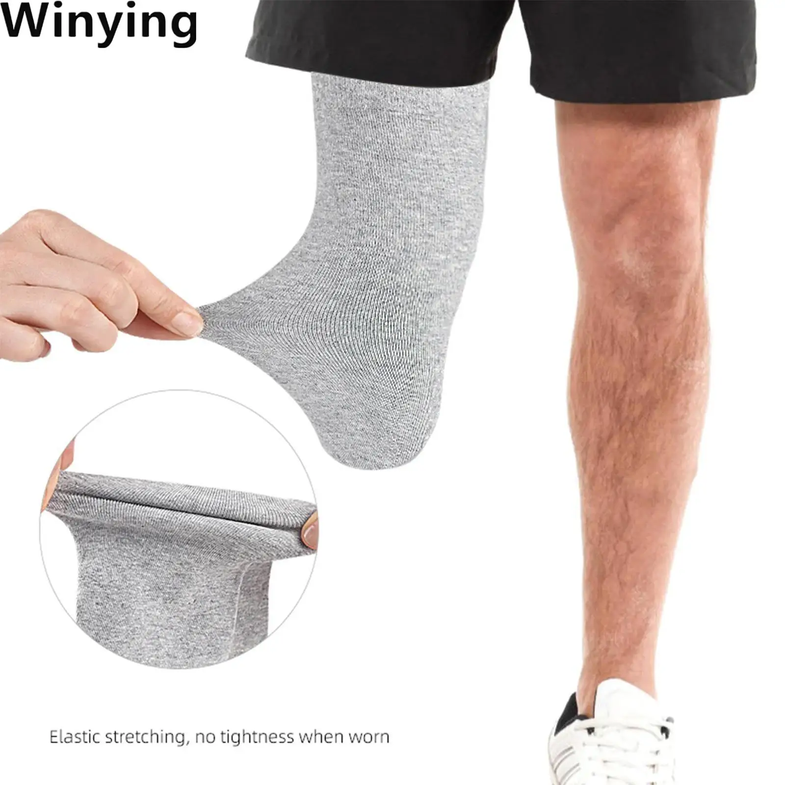 Men Women Prosthetic Stump Shrinkers Amputee Socks Soft Breathable Protective Stump Socks for Daily Outings