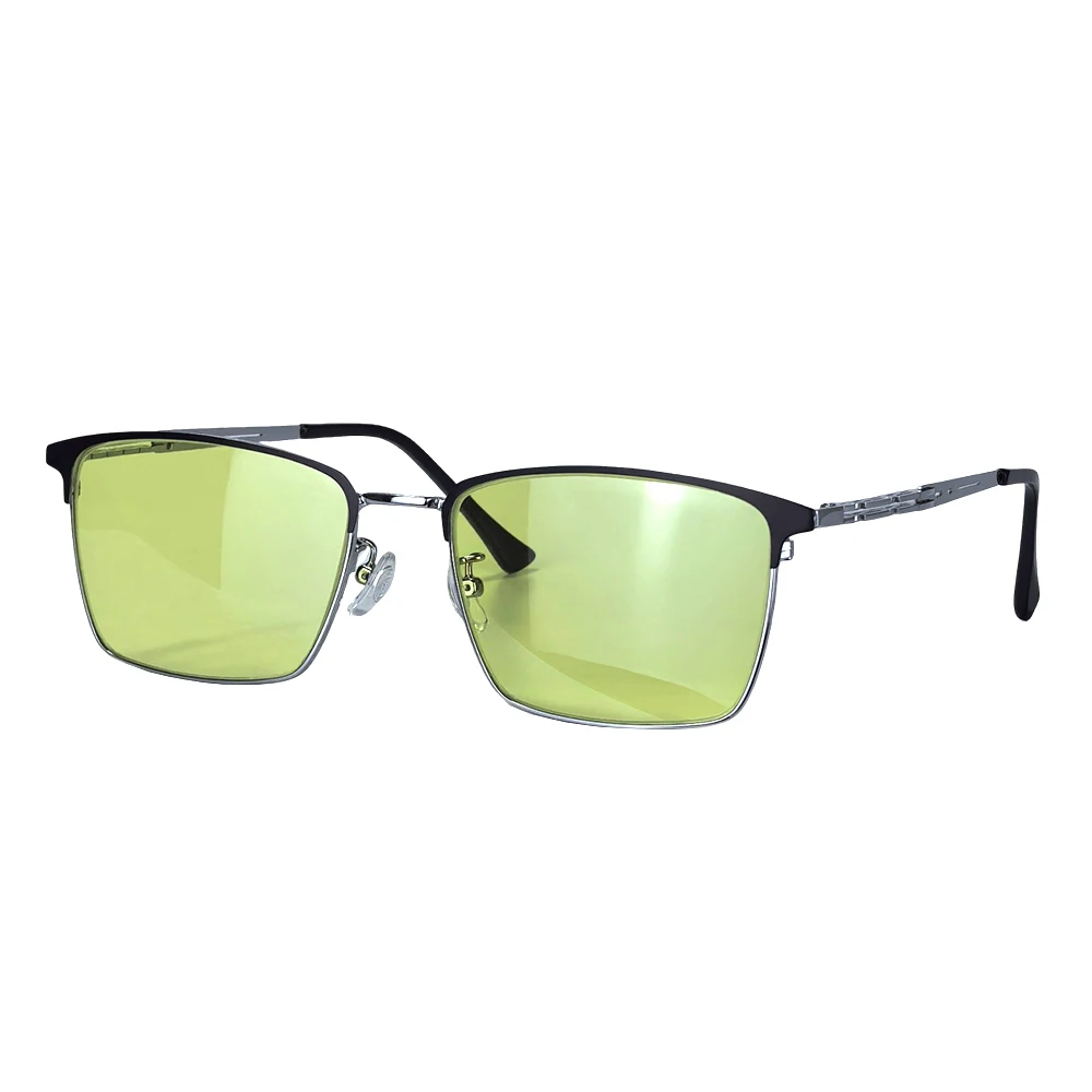 Intelligente Blaulicht-Filterbrille für Männer, Anti-Blaulicht-Lesebrille, tagsübergebrauch, vorteilhaftes blaues Licht, große Größe, 148 mm – Detail 12