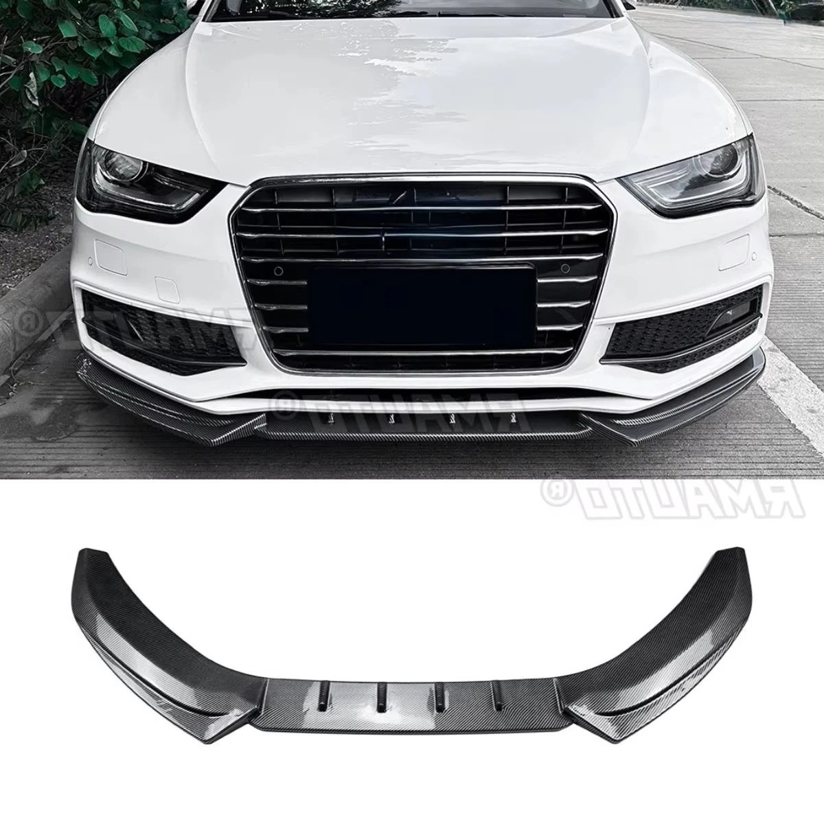 

Для Audi A4 B8.5 A5 8T Sline 2013-2016 автомобильный передний бампер, спойлер, диффузор, модификация, защита бампера, защитная крышка