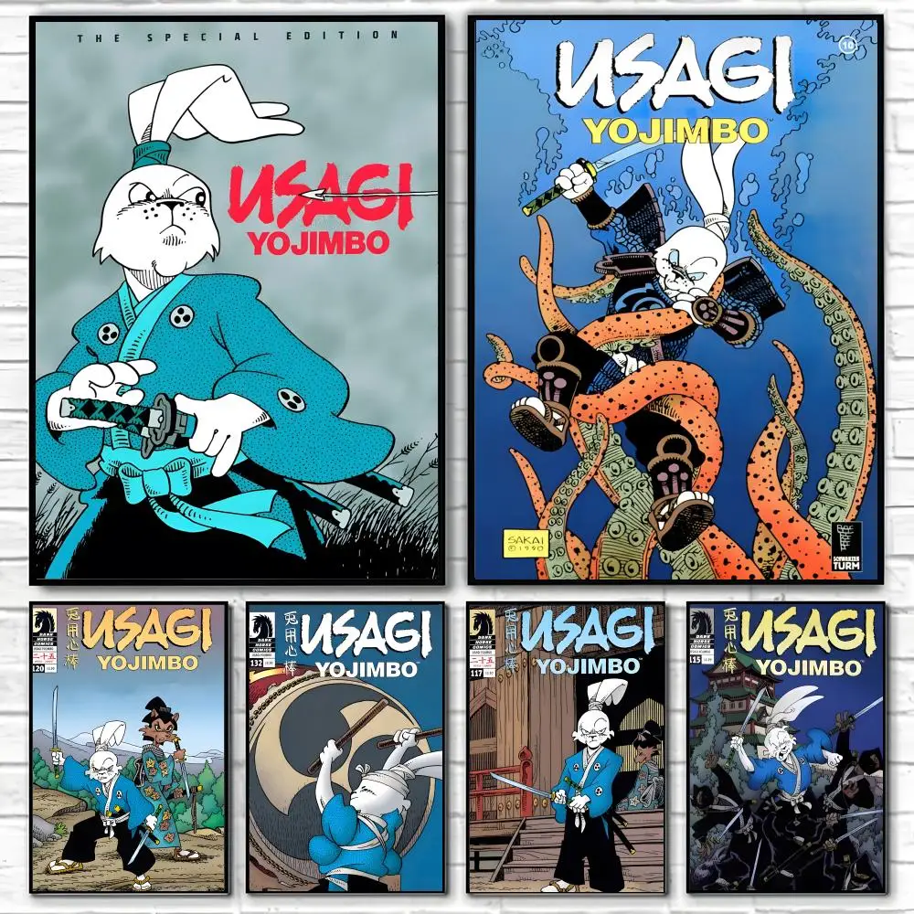 Anime U-Usagi Yojimbo Poster. Klassische Poster und Wandkunstdrucke eignen sich für Wohnzimmer, Schlafzimmer und Zuhause