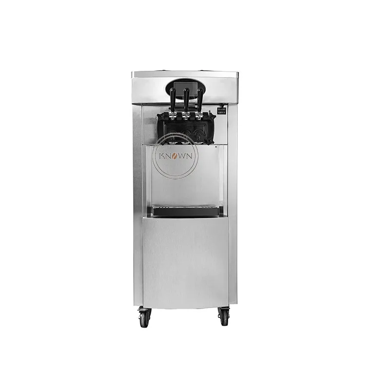 Popular 20-28L stainless steel vertical 3 Flavor Ice Cream Machine soft for Sale with special price