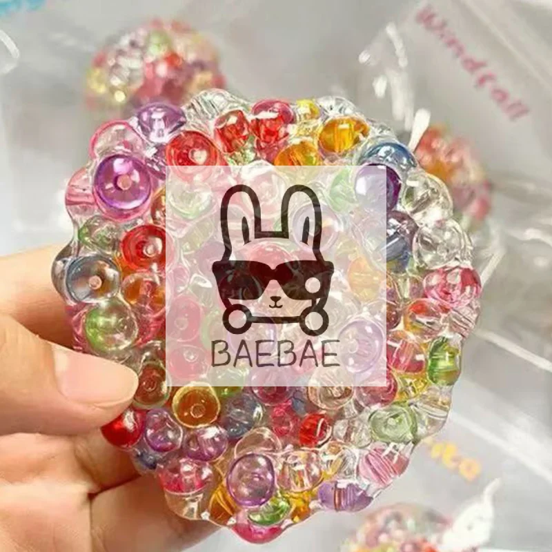 

Успокаивающая игрушка-антистресс ручной работы из бусин, медленно восстанавливающая форму; Детская декомпрессионная сфера-фиджет